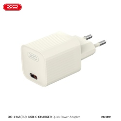 XO L148 – Incarcator retea 18W 1xUSB-C 5V 3A, bej - Img 2