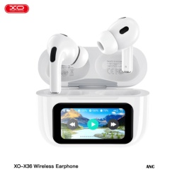 XO X36 – Casti wireless Ear Buds TWS BT 5.4, 300mAh, LCD Smart, alb - Img 4
