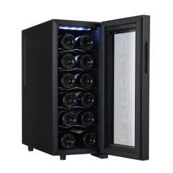 Zilan ZLN4681 – Frigider pentru vinuri 33L, 12 sticle, iluminare interioara, 50W, negru - Img 4