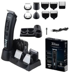 Zilan ZLN5919 Uranus – Aparat de tuns 10 in 1, capete detasabile, afisaj LED, autonomie 60 min - Img 2