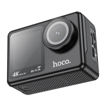 Hoco DV101 - Camera Video, Action/Sport, cu ecran Dual LCD, UHD 4K/30fps, HDMI, Negru - Img 3