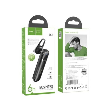 Hoco E63 - Handsfree, In Ear, BT 5.0, 180h StandBy, 70mAh, Driving, SP, Diamond, Negru - Img 1
