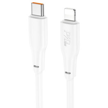 Hoco X93 - Cablu Date si Incarcare, USB-C, PD60W, QC3.0, 1m, Alb - Img 2