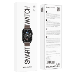 Hoco Y17 – Smartwatch sport 2.03" Dual Bluetooth 3.0/5.0, 300mAh, argintiu - Img 2