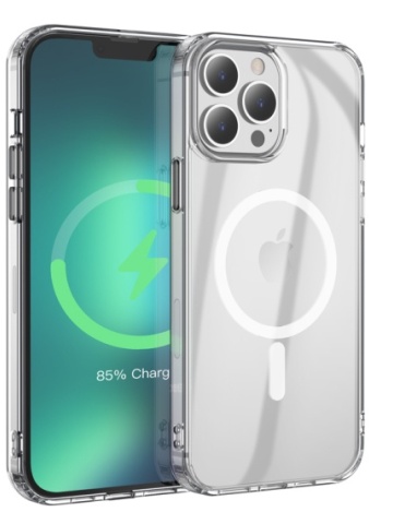 Husa Hoco AS6 - iPhone 15, MagSafe, ShockProof, Transparent - Img 4