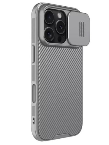 Husa Nillkin, iPhone 16 Pro Max, CamShield Pro, TPU, Gri - Img 2