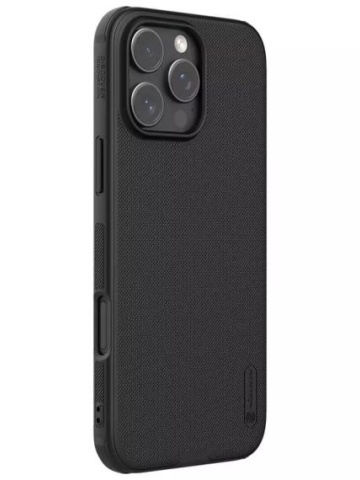 Husa Nillkin, iPhone 16 Pro Max, Frosted Series, PVC, Negru - Img 3