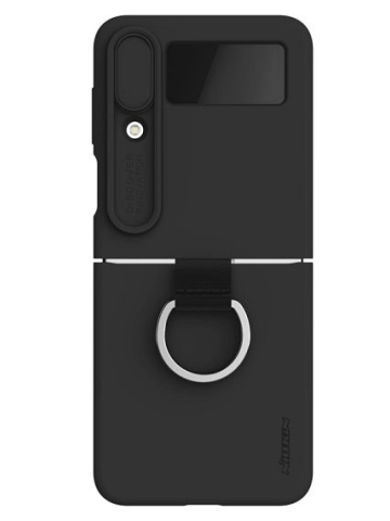 Husa Nillkin, SA Galaxy Z Flip 4, CamShield Silky, TPU, Negru - Img 1
