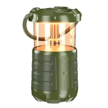 Kaku KSC-1117 - Boxa Portabila, Wireless BT 5.3, Camping, LED tip felinar, 15W, 3600mAh, Verde - Img 2