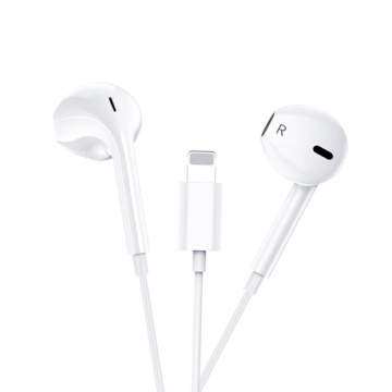 Kaku KSC-1299 - Casti cu Fir, In Ear, Lightning, 1.2m, Mic & Volume Key, Alb - Img 4