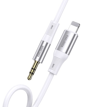 Kaku KSC-891 - Cablu Audio, Lightning la Jack 3.5mm (M) - 1m, Alb - Img 2