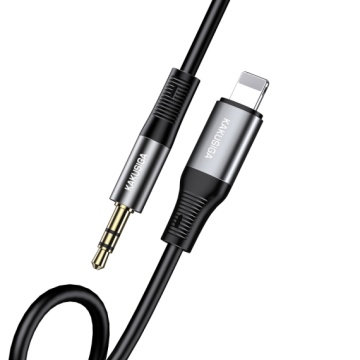 Kaku KSC-891 - Cablu Audio, Lightning la Jack 3.5mm (M) - 1m, Negru - Img 2