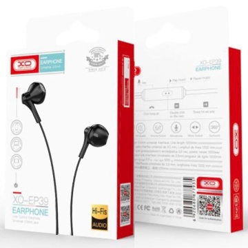XO EP39 - Casti cu Fir, In Ear, 3.5mm, 1.2m, Volume Key, HiFi, Negru - Img 2