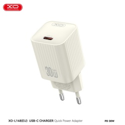 XO L148 – Incarcator retea 18W 1xUSB-C 5V 3A, bej - Img 3