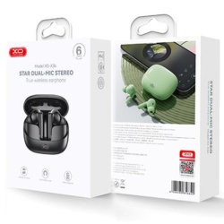 XO X34 – Casti wireless Ear Buds TWS BT 5.3, 300mAh, negru - Img 1