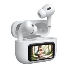 XO X36 – Casti wireless Ear Buds TWS BT 5.4, 300mAh, LCD Smart, alb - Img 5