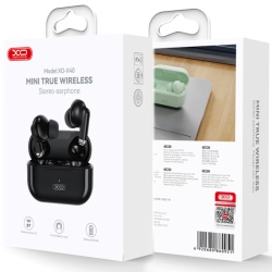 XO X40 – Casti wireless Ear Buds TWS BT 5.3, 250mAh, negru - Img 1