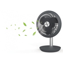 Zilan ZLN4000 – Ventilator portabil reincarcabil USB, 18 cm, 4 viteze, gri - Img 6