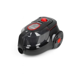 Aspirator fara sac 750W Zilan ZLN3512, filtrare ciclonica, teava inox telescopica, perii multiple, negru/rosu - Img 1