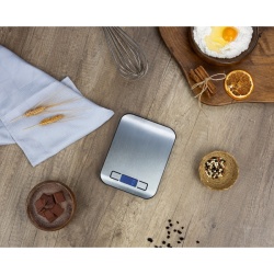 Cantar alimentar digital Zilan ZLN2984, 5kg din inox, gri - Img 6