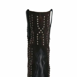 Cizme piele naturala, toc 6 cm, varf ascutit, negru – ambalate cutie 8 buc (36-1, 38-2, 39-2, 40-1) - Img 4