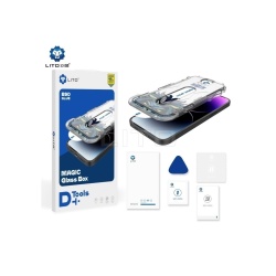 Folie protectie ecran Magic Clear LITO pentru APPLE iPhone 15, Glass Box, D+ Tools, Black - Img 4