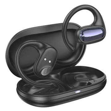 Hoco EA4 - Casti Wireless, Ear Buds, Bluetooth 5.3, On-Ear, Noise Cancelling, 500mAh, Negru - Img 1