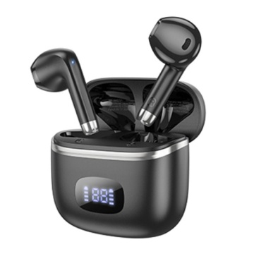 Hoco EQ1 - Casti Wireless, Ear Buds, Bluetooth 5.3, 180h StandBy, 400mAh, Display LED, MusicGuide, Negru - Img 4
