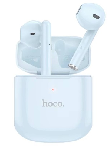 Hoco EW19 Plus - Casti Wireless, Ear Buds, Bluetooth 5.3, 180h StandBy, 300mAh, Delighted, Albastru - Img 2