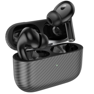 Hoco EW47 Plus - Casti Wireless, Ear Buds, Bluetooth 5.3, In-Ear, 200h Stand-By Carbon Design, 350mAh, Negru - Img 2