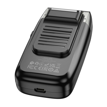 Hoco HP30 - Aparat, de ras barba, portabil, 1400mAh, 3 viteze, Display LED, Travel Dual Mesh, Negru - Img 6