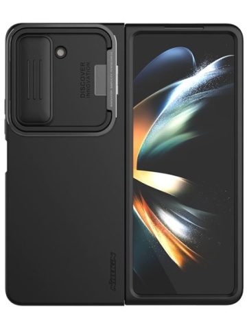Husa Nillkin, Galaxy Z Fold 5, CamShield Silky, TPU, Negru - Img 3