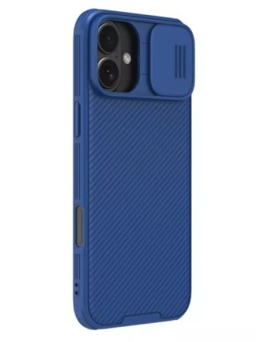 Husa Nillkin, iPhone 16 Plus, CamShield Pro, TPU Albastru - Img 2