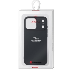 Husa X-Level pentru APPLE iPhone 17 Pro Max – Thin Series, SoftTouch, TPU – negru - Img 1
