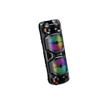 Kaku KK8211 - Boxa Portabila 85CM, Wireless BT 5.0, 2x40W, 3600mAh, Display LED, Lumina ambientala, Negru - Img 5