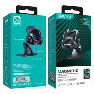 Kaku KSC-425B - Suport Auto, Magnetic, montaj Bord, MultiAngle, Compact Size, Negru - Img 1