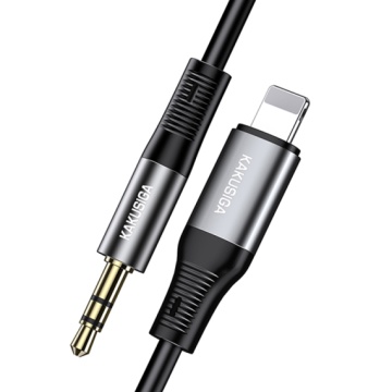 Kaku KSC-891 - Cablu Audio, Lightning la Jack 3.5mm (M) - 1m, Negru - Img 3