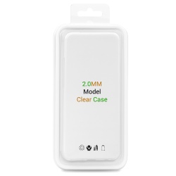 Maxcell pentru iPhone 16e husa spate - 2mm Slim TPU - transparenta - Img 1
