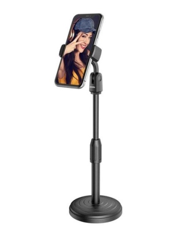 Suport Birou Smartix, cu cleme laterale, 360 grade, MultiAngle, brat telescopic, Negru - Img 3