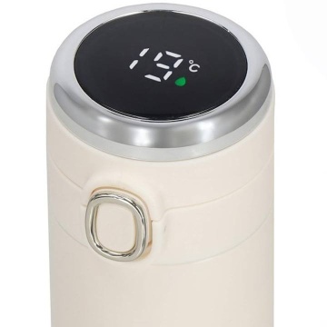 Termos cu afisaj de temperatura Springos, Otel inoxidabil, 500 ml, (culori mix negru alb roz) - Img 4