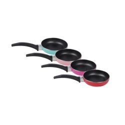 Tigaie sos FLORIA, diametru 12cm, strat non stick, maner ergonomic, ZLN0409, negru - Img 3