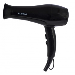 Uscator de par Floria ZLN8983, 1800W, 3 trepte temperatura, 2 trepte viteza, jet aer rece, grila ceramica cu ioni, concentrator, negru - Img 2