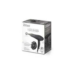 Uscator de par Zilan ZLN9167, 2200W, 3 trepte temperatura, 2 trepte viteza, functie ionica, aer cald si rece, concentrator si difuzor, negru - Img 4
