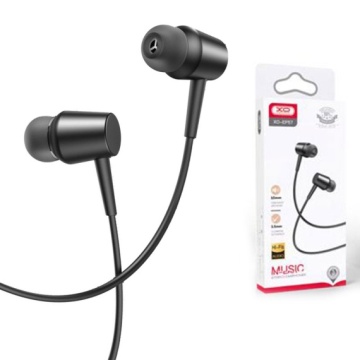 XO EP57 - Casti cu Fir In Ear, 3.5mm, 1.2m, Microfon & Control Volum, HiFi, Negru – - Img 1