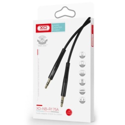 XO NB-R175B - Cablu Audio, Jack 3.5mm (M) - la Jack 3.5mm (M) - 2m, Negru - Img 2