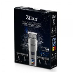 Zilan ZLN8634 – Aparat de tuns 5 in 1, rezistent la apa IPX7, autonomie 180 min, LED, negru - Img 5
