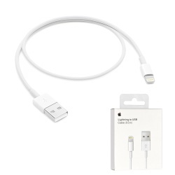 Apple A1511 – Cablu USB la Lightning original 0.5m, alb – ME291ZM/A - Img 1