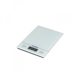 Cantar de bucatarie digital Floria ZLN1685, 5kg din sticla securizata, alb - Img 3