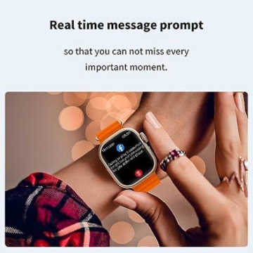Ceas smartwatch cu cartela SIM specifica, Monitorizare Ritm cardiac, somn si tensiune arteriala, waterproof, Portocaliu - Img 3