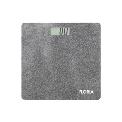 Floria ZLN1987 – Cantar corporal sticla securizata 150kg, display LCD, gri - Img 1